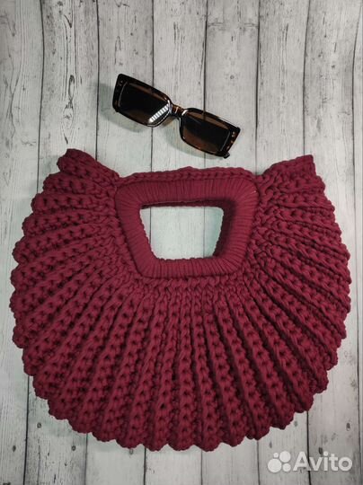 Cумка вязанная летняя