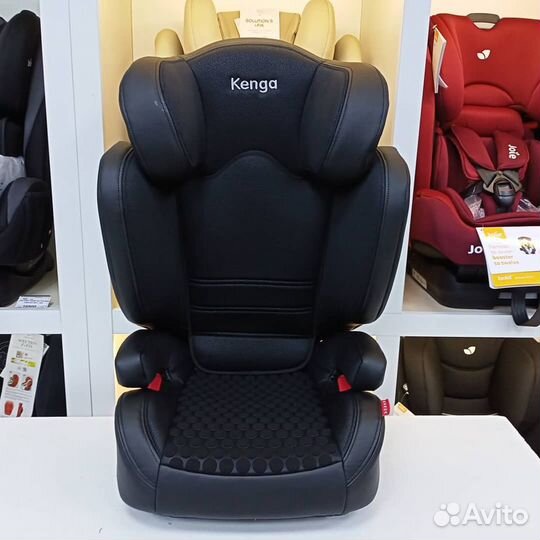 Автокресло 15036кг Широкое Kenga master черный