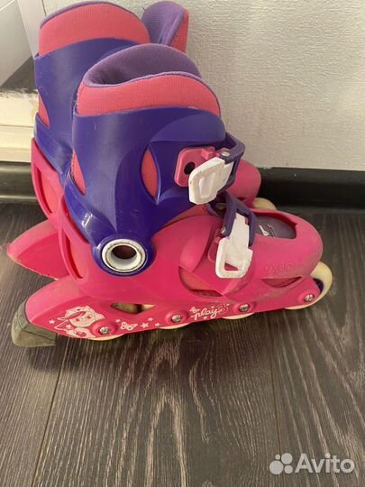 Роликовые коньки детские раздвижные для девочки