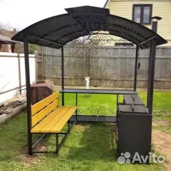 Мангал С крышей