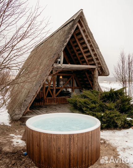 Купель с печкой