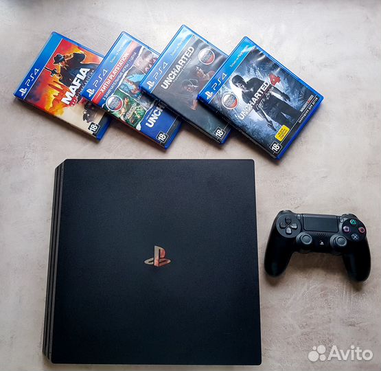 Sony Playstation 4 pro (PS4 Pro) 1Tb - бесшумная