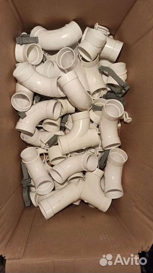 Фитинги для монтажа встроенного пылесоса