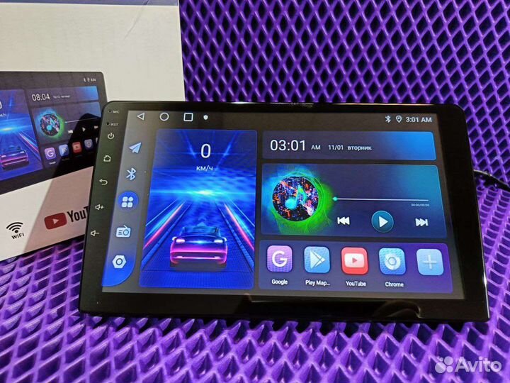 Android магнитола 4/64гб, 9 дюймов