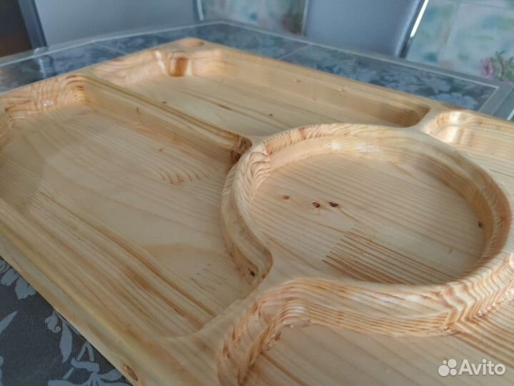 Менажница деревянная/поднос/ подарок ручная работа