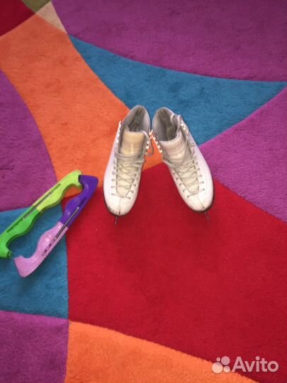 Коньки wifa,лезвия mark-4,по стельке 22 см