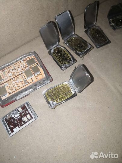 Радиодетали аффинаж позолота палладий