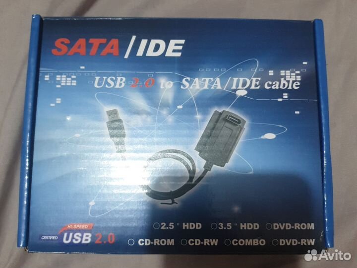 Кабель usb to sata/ide