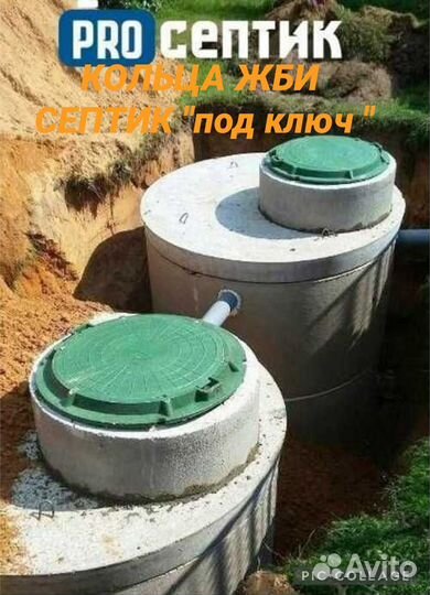 Кольца жби для септика и колодца под воду