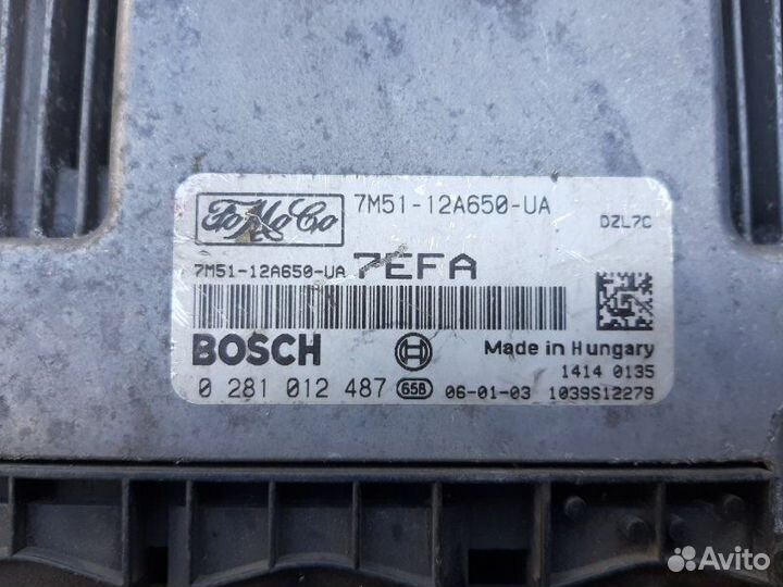 Блок управления двигателем (эбу) Ford Focus 2