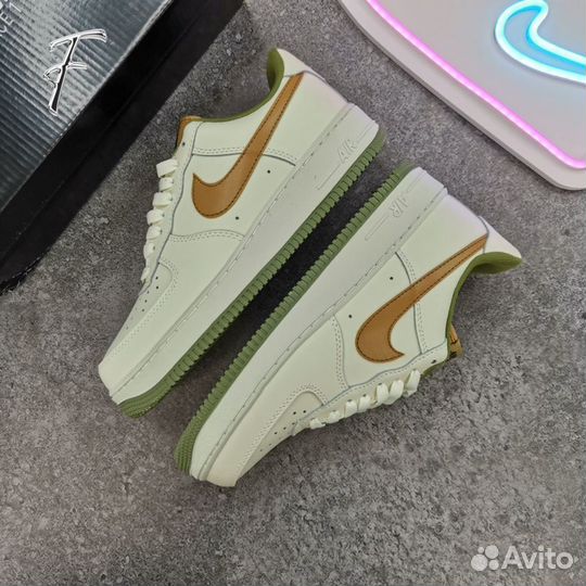 Кроссовки Nike Air Force 1 Low Green Brown