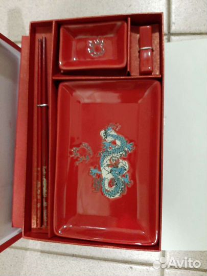 Набор посуды для суши керамика