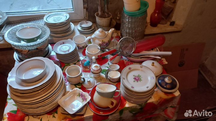 Посуда советская и современная