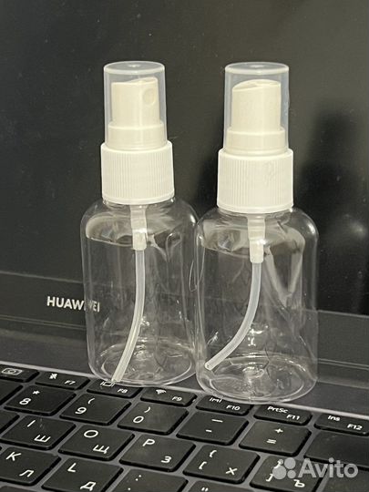 Флакон 50 мл пэт с кнопочным распылителем(спреем)