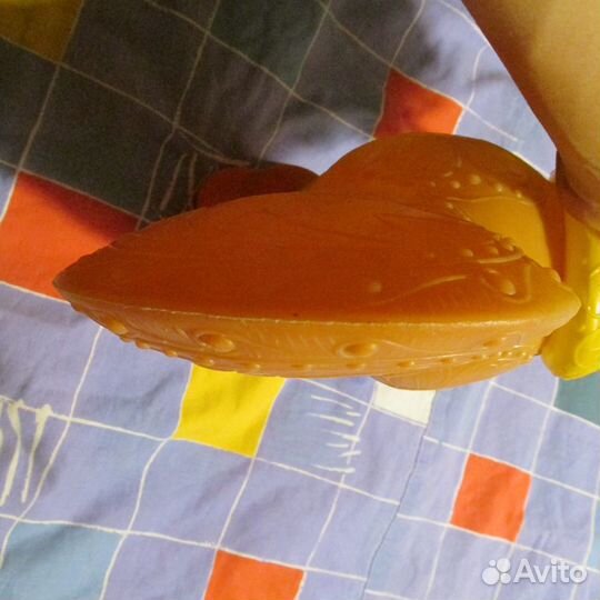 Большая старинная игрушка.Петушок