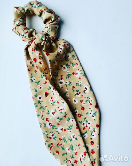 Резинки для волос, заколки, платки