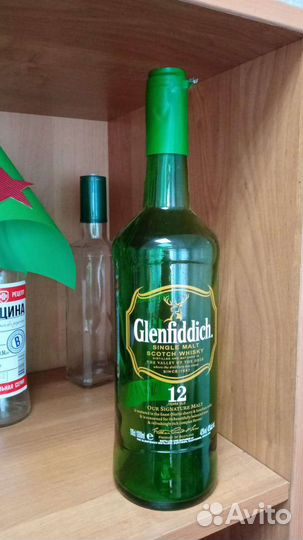 Бутылка из под Виски 1л Глен Glenfiddich