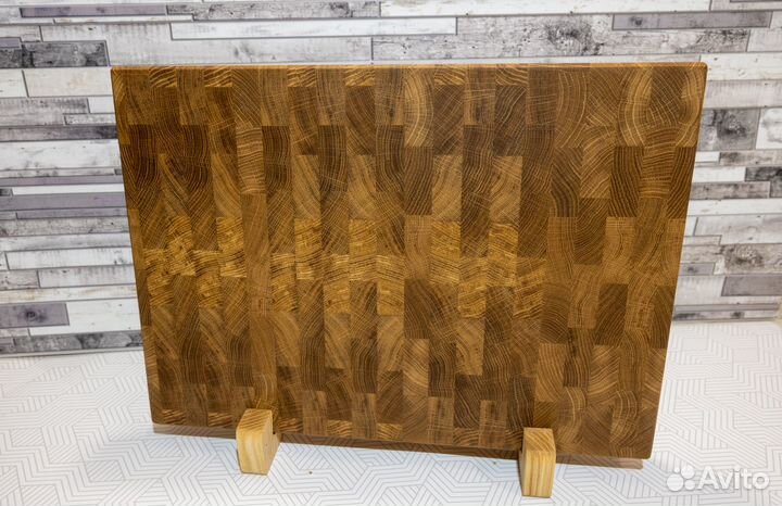 Доска разделочная торцевая дуб от