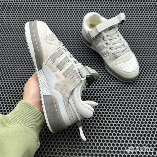 Кроссовки Adidas Forum Low C мехом зима