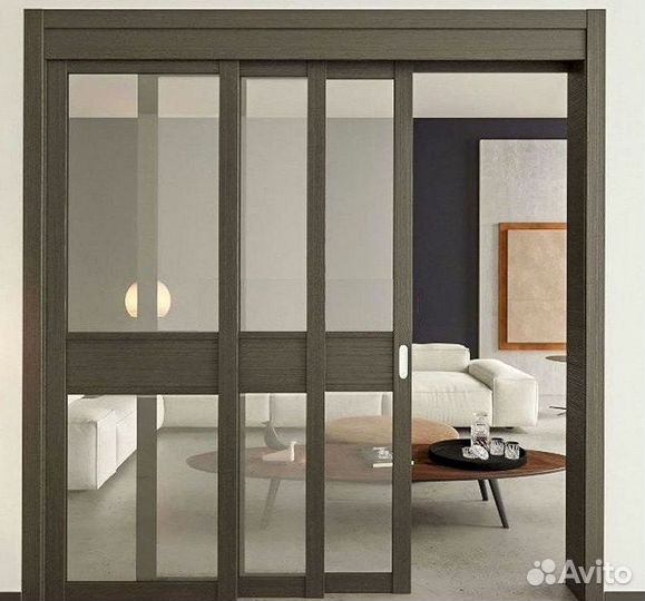 Раздвижная перегородка для зонирования