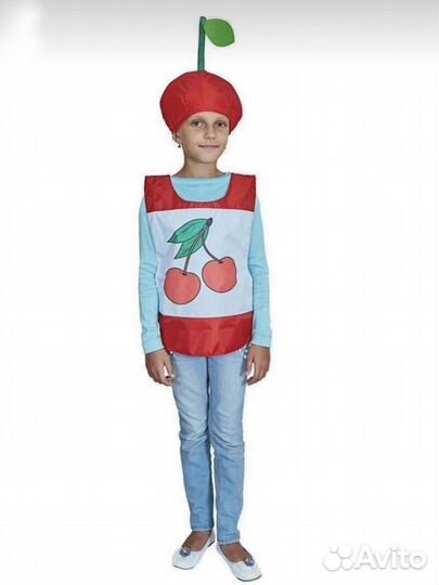 Костюм овощи фрукты вишня слива груша