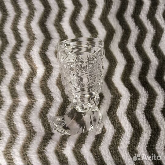Рюмка сапожок хрустальная СССР