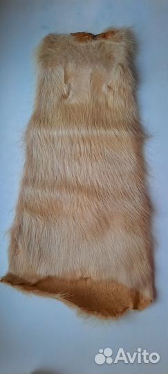 Мех шкурка нутрии (рукавом / спинка и брюшко)