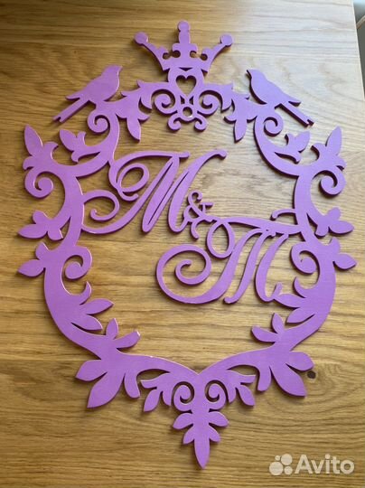 Монограмма на свадьбу