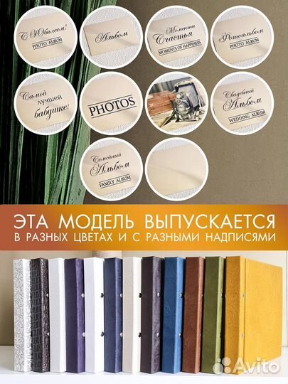 Фотоальбом свадебный, детский на 100 фото