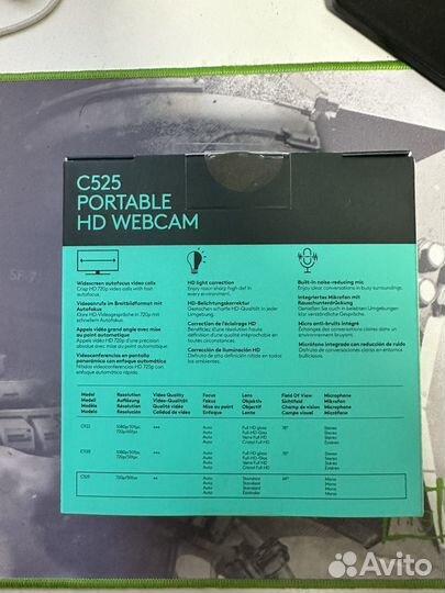Веб-камера Logitech c525 720p