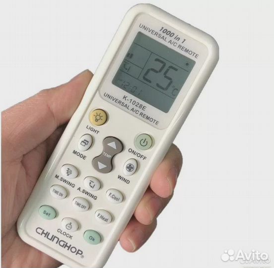 Пульт универсальный для кондиционеров K-1028E