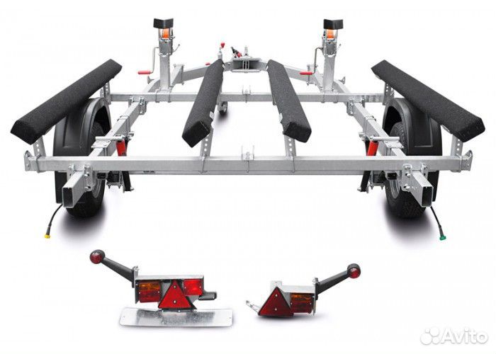 Прицеп для 2-х гидроциклов мзса 81772В.101