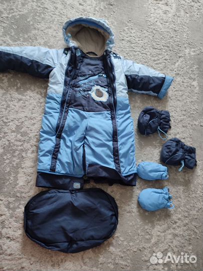 Зимний комбинезон-трансформер(на овчине)