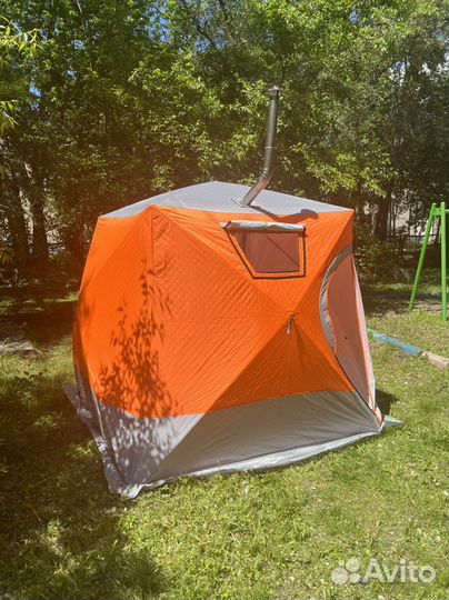 Мобильная баня 220*220 см с печкой