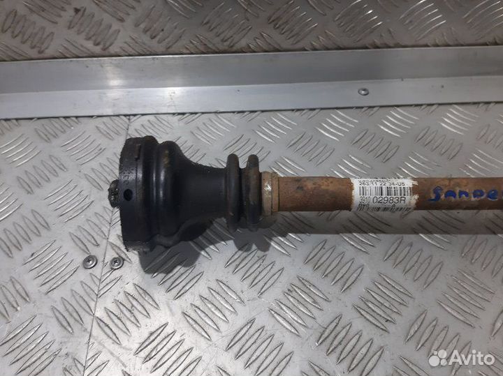 Вал приводной передний правый Renault Sandero
