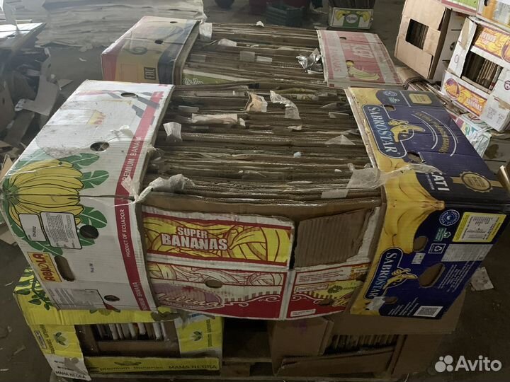 Банановые коробки б/у