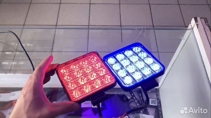 Вспышки фсо красно-синие