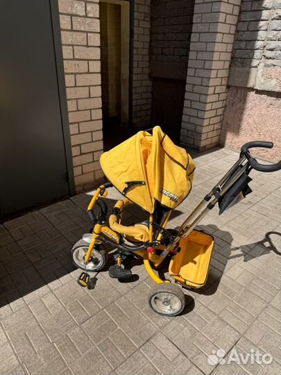 Велосипед коляска с ручкой