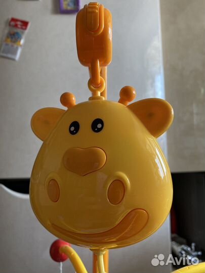 Музыкальный Мобиль на кроватку жирафики жирафик