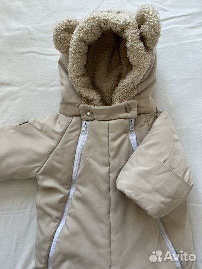 Зимний комбинезон для девочки 68