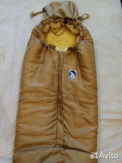 Меховой конверт (кокон) Heitman Eisbarchen (нату