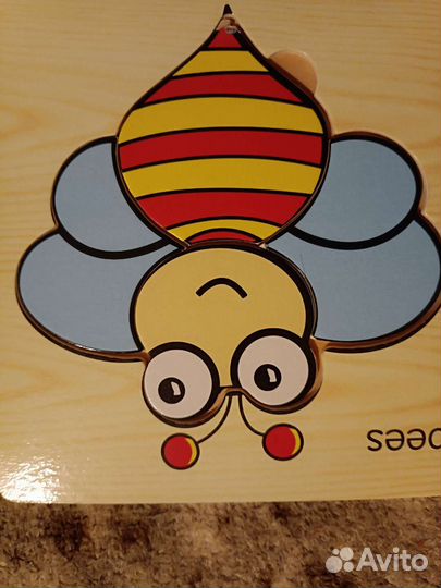 Развивающие деревянные пазлы