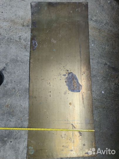 Латунный лист оцинкованный 1мм х 1,5м х 0,6м