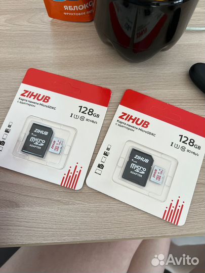 Карта памяти MicroSD 128gb