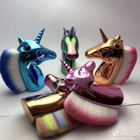 Щеточки для маникюра единорог рыбка