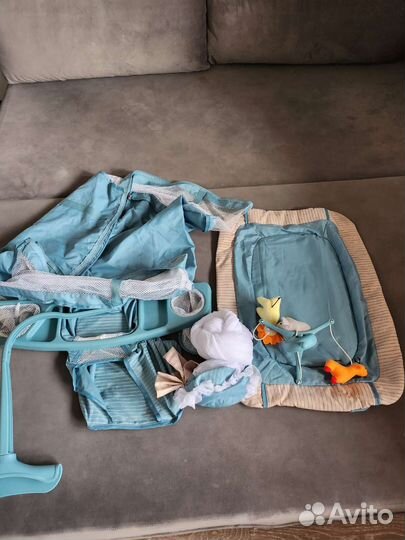 Детская кроватка манеж