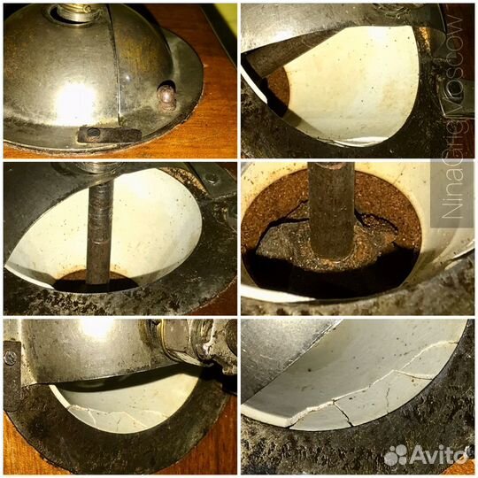 Две антик кофемолки. Рабочие.1820е, 1930е