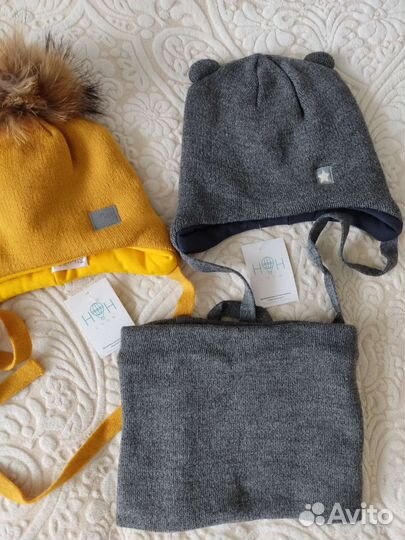 Новые зимние шапки р. 50/54