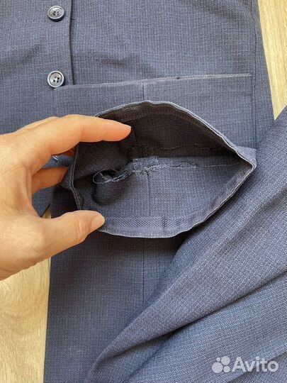 Школьный костюм для мальчика 146 синий