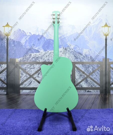 Акустическая гитара (новая) матовая, комплект